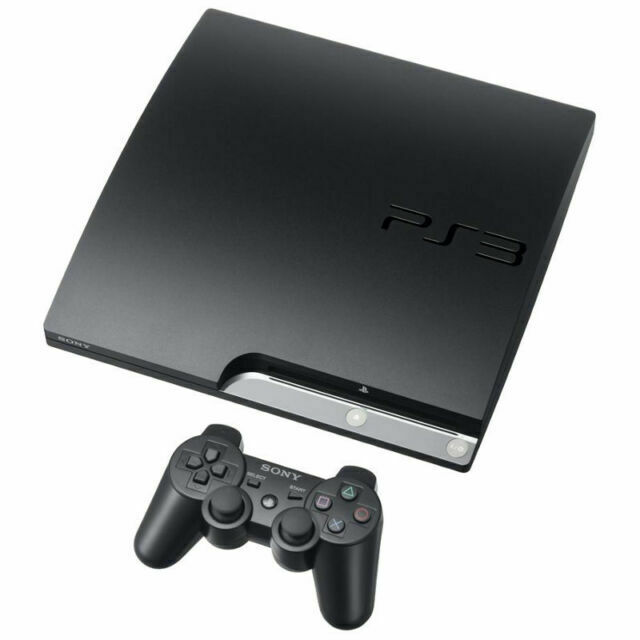 Sony PlayStation 3 PS3 Slim 320GB Console (Charcoal Black) - CECH