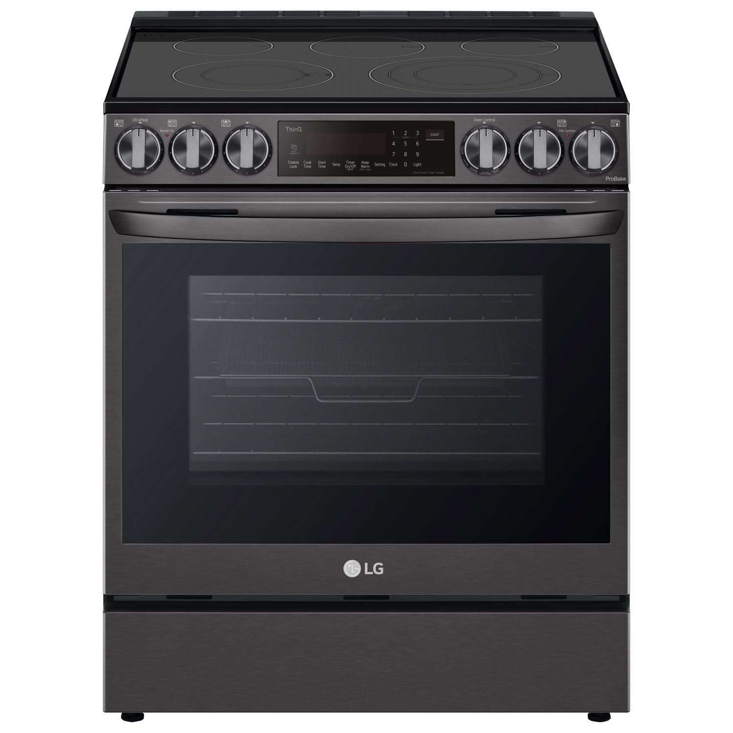 Lg electric store range stainless steel