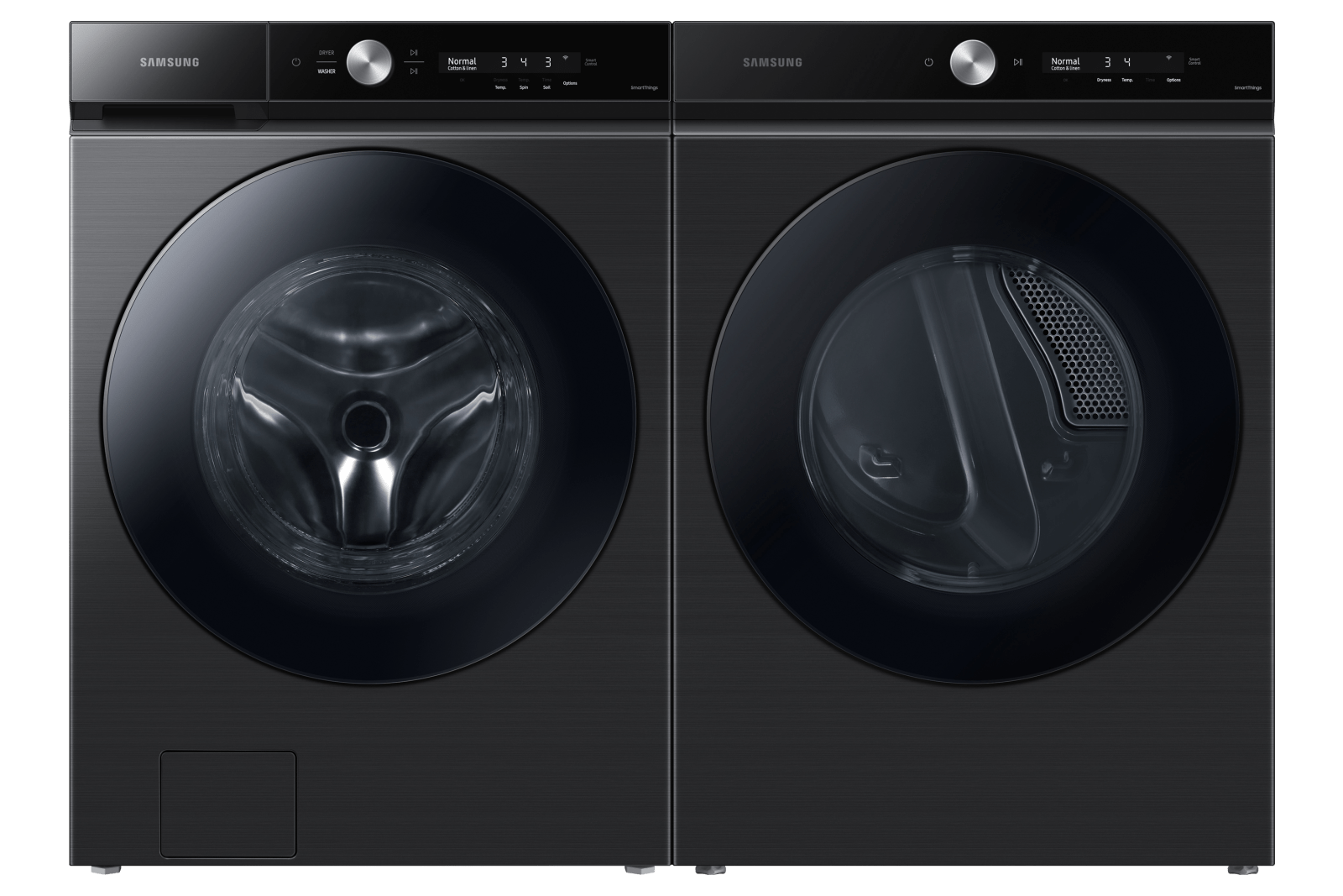 Samsung BESPOKE 6.1 cu. ft. Front Load Washing Machine & 7.6 cu. ft. Electric Dryer