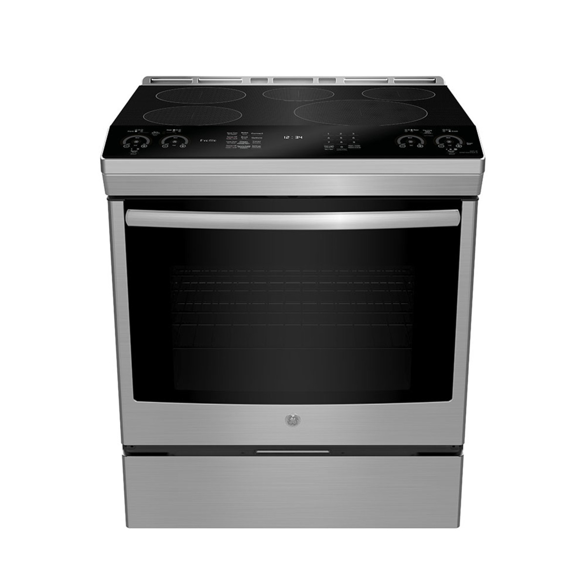 GE PROFILE 5.3 cu. ft. SlideIn Induction Range with No Preheat Air Fry